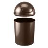 Umbra 1.25 Gallon Mini Waste Can with Removable Swing-Top Lid – Small Garbage Bin for Kitchen, Bathroom, Bedroom, Office – Compact Trash Can Fit Under Tables & Counters – Dark Blue(Bronze)