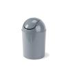Umbra 1.25 Gallon Mini Waste Can with Removable Swing-Top Lid – Small Garbage Bin for Kitchen, Bathroom, Bedroom, Office – Compact Trash Can Fit Under Tables & Counters – Dark Blue(Steel Blue)
