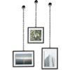 Umbra, Chrome Fotochain, 4×4 and 4×6 Picture Frame and Wall Decor Set for Photos(Black)