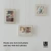 Umbra, Chrome Fotochain, 4×4 and 4×6 Picture Frame and Wall Decor Set for Photos(Brass)