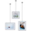 Umbra, Chrome Fotochain, 4×4 and 4×6 Picture Frame and Wall Decor Set for Photos(Chrome)